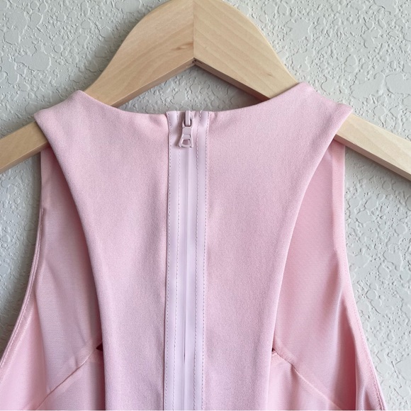 NTW Alice + Olivia Gara Cutout Bodycon Mini Dress in English Rose Size 6 - Picture 8 of 12